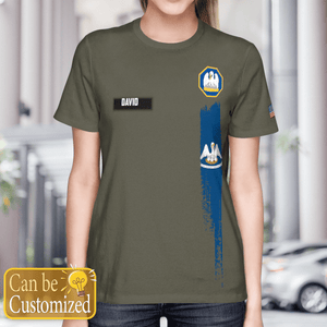 Personalized Veterans US Military Louisiana Army 3D T-Shirt