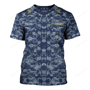 Rank And Branches US Navy Working Uniform T-Shirt