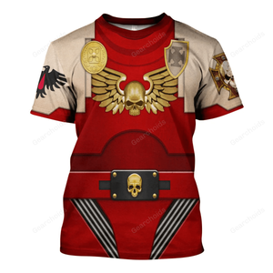 Warhammer Terminator Armor Blood Ravens - Costume Cosplay T-shirt WHHS142