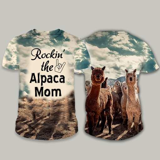 Rockin The Alpaca Mom T-shirts For Men And Women