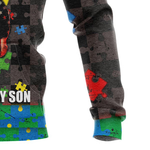 Autism Warrior Fighting For My Son Hoodie For Men And Women