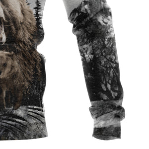 Bear Scratch Hoodie For Men And Women