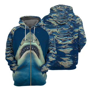 Shark 3D All Over Printed Hoodie For Men, Women