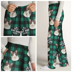 Custom Photo Pet Lovers Face Cut - Gift For Pet Lovers - Personalized Pajama Pants NA94