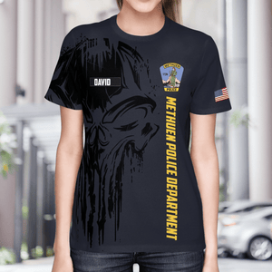 Personalized Veterans Methuen Police Department 3D T-shirt