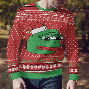 Pepe The Frog Ugly Sweatshirt Best Gift For Christmas