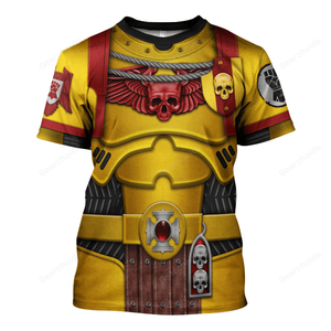 Warhammer Imperial Fists Captain - Costume Cosplay T-shirt WHHS164