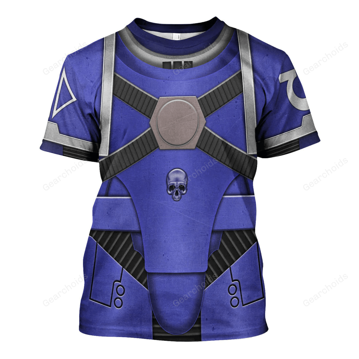 Pre-Heresy Ultramarines In Mark IV Maximus Power Armor - Costume Cosplay T-shirt WHHS186