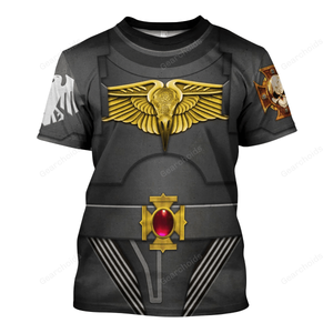 Raven Guard Indomitus Pattern Terminator Armor - Costume Cosplay T-shirt WHHS127