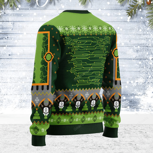 Warhammer Nefarious Necron Iconic - Ugly Christmas Sweater