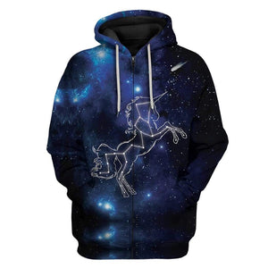 Starry Unicorn Hoodie For Men & Women