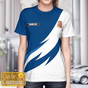 Personalized Veteran Polizia di Stato Agusta Westland AW-139 3D T-shirt