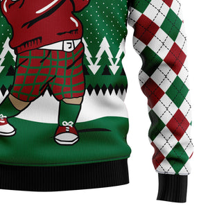 Golfer Santa Ugly Sweatshirt - Gift for Dad, Grandpa, Husband