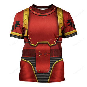 Blood Angels In Mark III Power Armor - Costume Cosplay T-shirt WHHS174