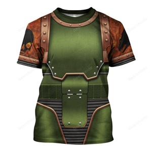 Salamanders In Mark III Power Armor - Costume Cosplay T-shirt WHHS171