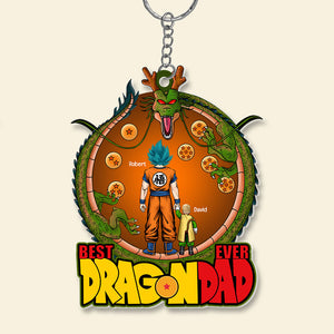 Cool Dragon Ball Daddy - Personalized Acrylic Keychain - Gift For Dad, Fathers Day - CL03 NA94