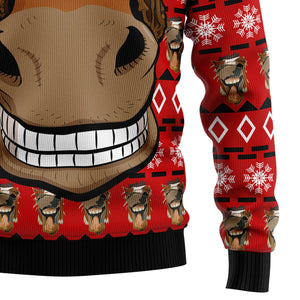 Christmas Funny Horse Ugly Sweatshirt For Men And Women