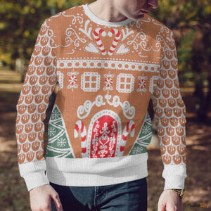 Gingerbread House Ugly Christmas Sweater