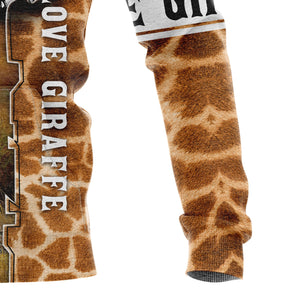 Love Giraffe Hoodie For Men And Women