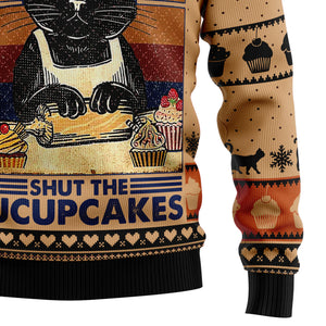 Shut The Fucupcakes Ugly Christmas Sweater