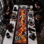 Creepy Horror Halloween Dining Table Decor, Spooky Party - Personalized Quilted Table Runner LA02