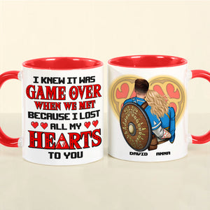 Zelda I Lost All My Hearts To You - Personalized Accent Mug - Gift For Couple, Husband Wife, Anniversary, Engagement, Wedding, Marriage Gift - CL32 NA94