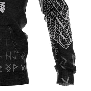 Viking The Raven Of Odin Hoodie For Men And Women