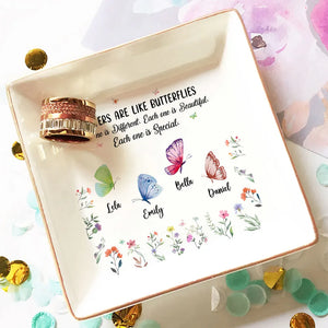 Sister Are The Gardeners Of Our Souls - Personalized Jewelry Dish - Gift For Besties, Friends, Sisters NA94