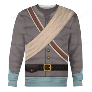 American Union Army Infantry Private Soldier Uniform Hoodie Sweatshirt Sweatpants