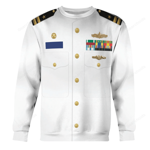Rank And Branches US Navy Costume Hoodie Sweatshirt Sweatpants