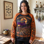 HN02. Spooky Autumn Vintage Witch Halloween Fall Party Gift For Her - Personalized Sweatshirt