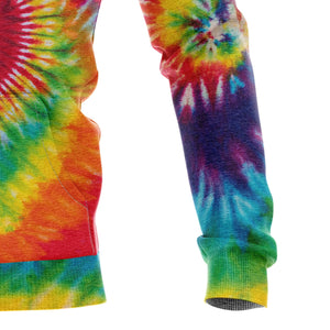 Tie Dye Dog Paw Hoodie For Men And Women