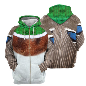 Mallard 3D All Over Printed Hoodie For Men, Women