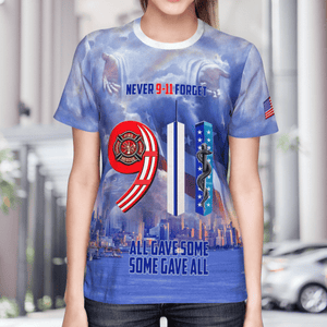 Veterans Never Forget All Gave Some Some Gave All 3D T-Shirt