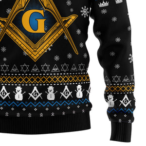 Freemason Ugly Christmas Sweater For Men And Women