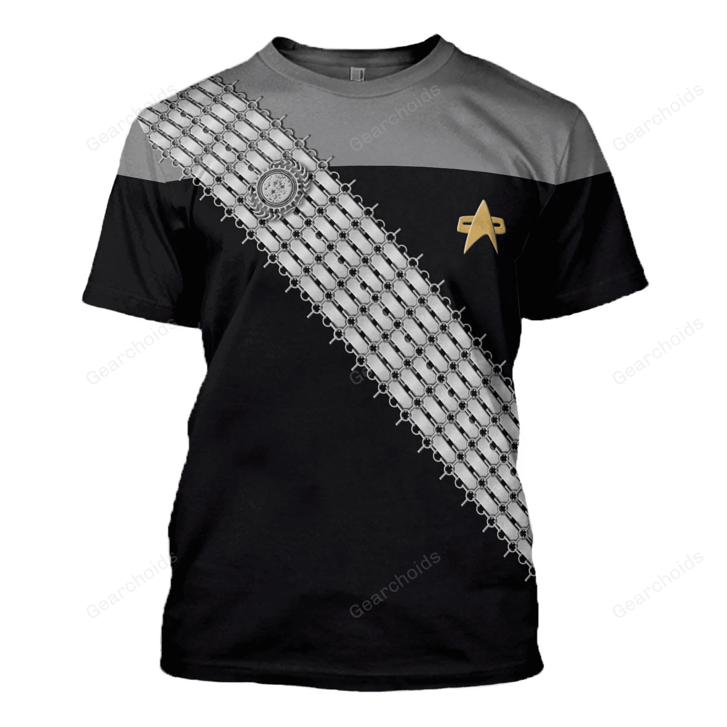 Star Trek DSN Worf Gray T-Shirt