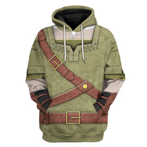 The Legend Of Zelda Link Costume Cosplay Hoodie For Men And Women