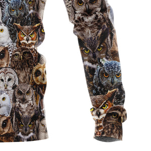 Owl Awesome Group Hoodie For Men And Women