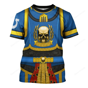 Warhammer Terminator Armour Grimnar - Costume Cosplay T-shirt WHHS36