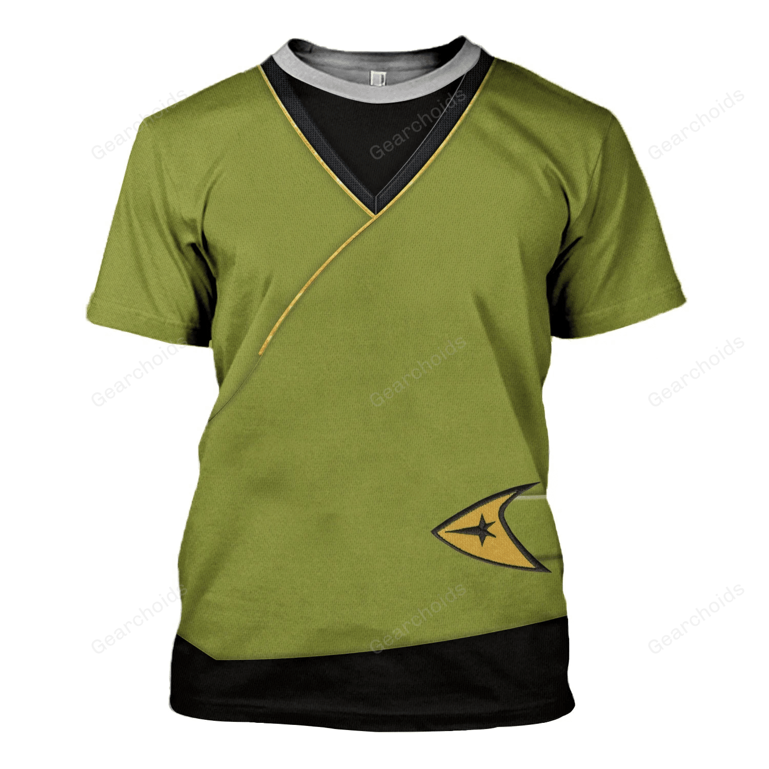 Star Trek TOS Kirk Green Tunic T-Shirt