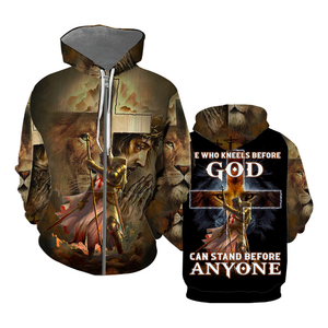 Knight The Strongest Warrior Jesus Hoodie For Men & Women