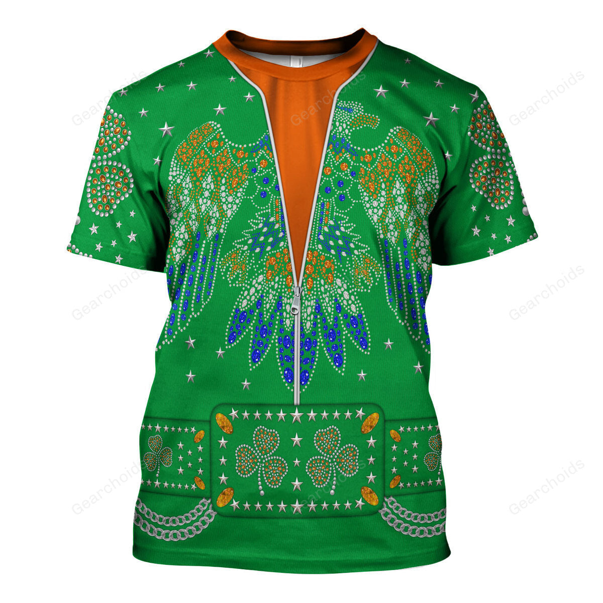 Celebrating The King Elvis Presley For St. Patrick's Day - Costume Cosplay T-Shirt