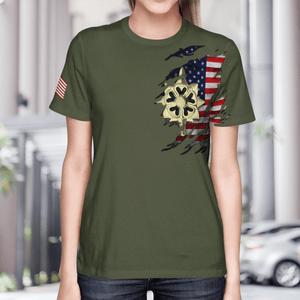 Veterans Army Military Intelligence Branch Insignia 3D T-Shirt