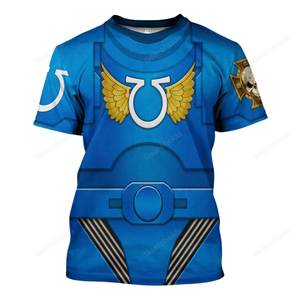 Warhammer Terminator Armor Ultramarines - Costume Cosplay T-shirt WHHS141