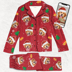 Custom Photo Wish You A Furry Christmas, Human - Gift For Pet Lovers - Personalized Pajama NA94