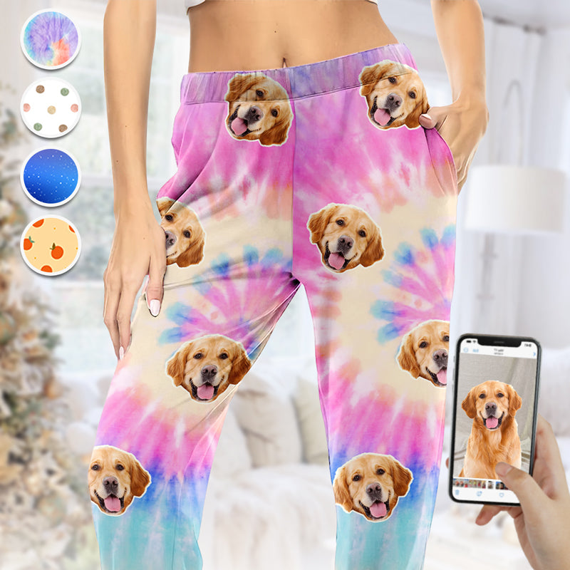 Custom Photo Cherish The Pawfect Moments - Christmas Gift For Pet Owners, Pet Lovers - Personalized Pajama Pants NA94