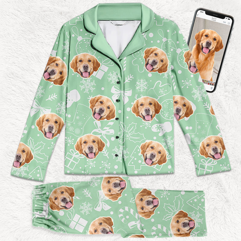 Custom Photo A Festive Pup-fect Christmas - Gift For Pet Lovers - Personalized Pajama NA94