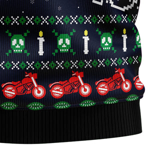 Motorbike Braaap Ugly Christmas Sweater For Men And Women