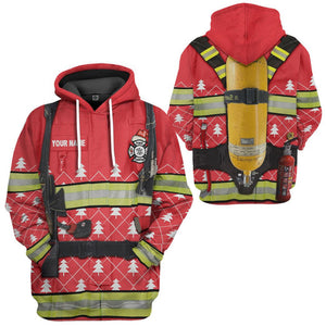 Personalized 3D Firefighter Hoodie For Men And Women