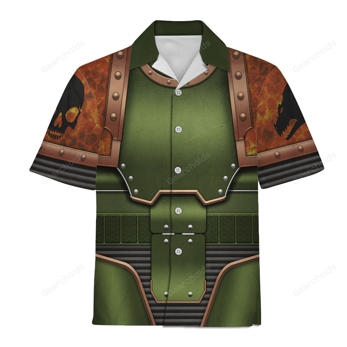 Salamanders In Mark III Power Armor - Costume Cosplay Hawaiian Shirt WHHS171